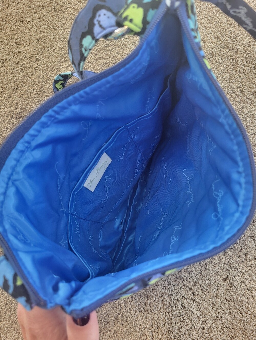 Vera Bradley Quilted Crossbody - Indigo Pop - Picture 3 of 9